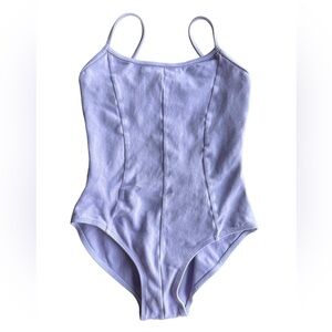 Girls Mirella Princess Seam V Front Camisole Leotard